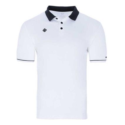 Camisa Polo De Manga Curta Bespen S White