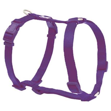 Arnês Nylon Basic 25 mm x 70-90 cm Lilac