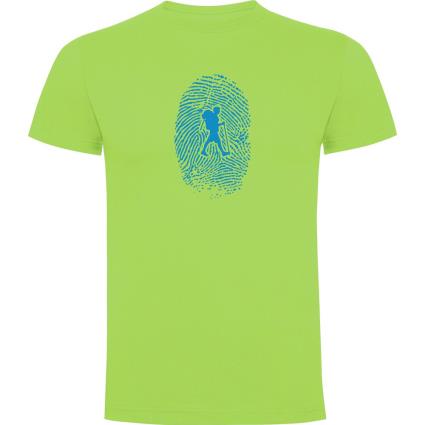 Camiseta De Manga Curta Hiker Fingerprint 2XL Light Green