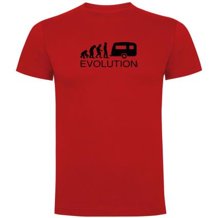 Camiseta De Manga Curta Evolution Caravanning 2XL Red