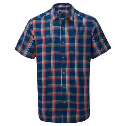 Camisa Manga Curta Rafie Check S PosdnBlu Chk
