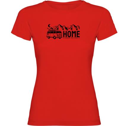 Camiseta De Manga Curta Home L Red