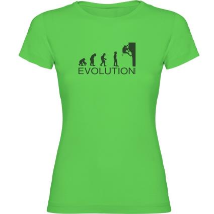 Camiseta De Manga Curta Evolution Climbing S Light Green