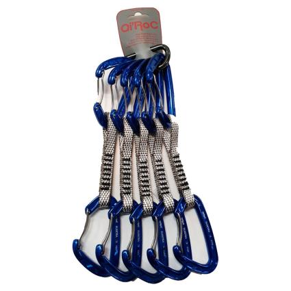 Mosquetão Elektra Recto Clip+curvo Clip+exprés Dyneema 12x120mm+mini 5 Unidades One Size Blue