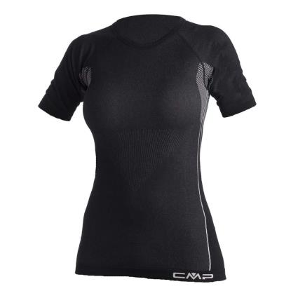 Camiseta De Manga Curta Seamless M-L Black