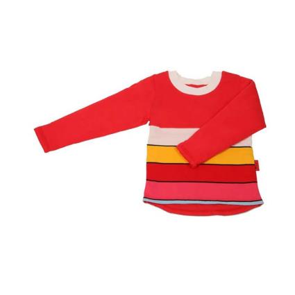 Camiseta De Manga Comprida Stripes 24 Months-4 Years Red