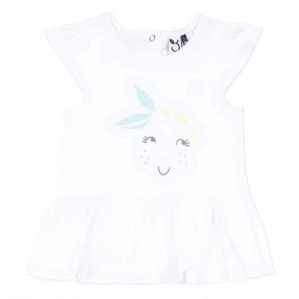 Camiseta De Manga Curta Valencia 3-4 Years White