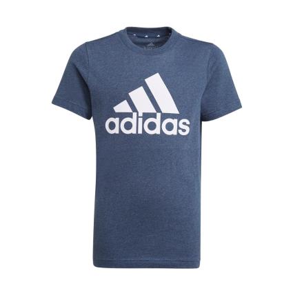 Camiseta Manga Curta Essentials 122 cm Crew Navy Mel / White
