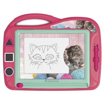 Gatos De Placa Magnética One Size Pink / White