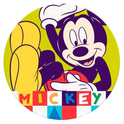 Toalha Redonda De Microfibra Disney Mickey One Size Multicolor