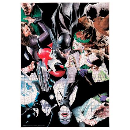 Dc Comics Batman Enemies Puzzle 1000 Pieces 1000 Multicolor