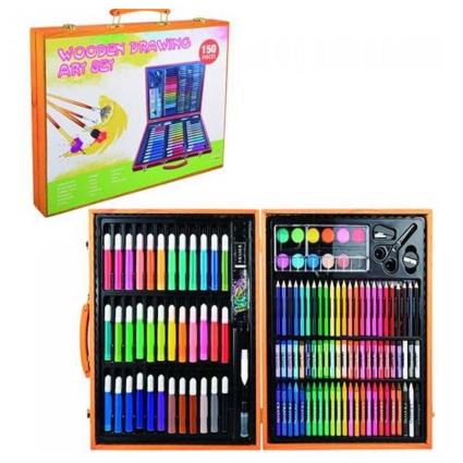 Estojo De Pinturas De Madeira 150 Peças One Size Multicolor