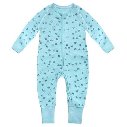 Pijama Com Zíper Ad00a0g.9wr 24 Months Blue / Light Blue