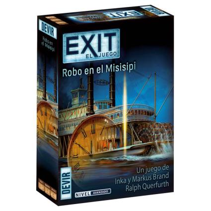 Jogo De Tabuleiro Exit: Robo En El Mississippi One Size Black / Blue