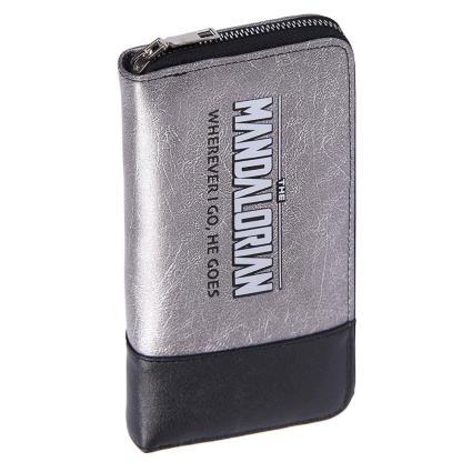 Carteira The Mandalorian One Size Grey / Black