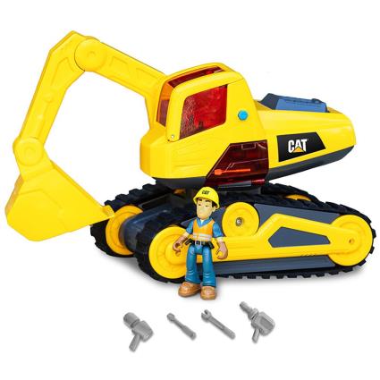 Escavadora 29 Cm Power Action Crew Caterpillar 2-5 Years Multicolor