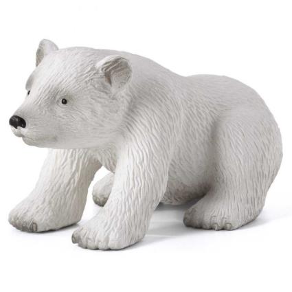 Figura Sentada Do Filhote De Urso Polar One Size