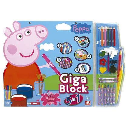 No Gigablock Peppa Pig 5 1 Peppa Porco 3-6 Years Multicolor