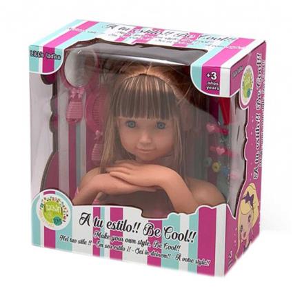 Busto De Menina Com Cabeleireiro Set 3-6 Years Multicolor