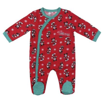 Pelele Mickey 12 Months Red