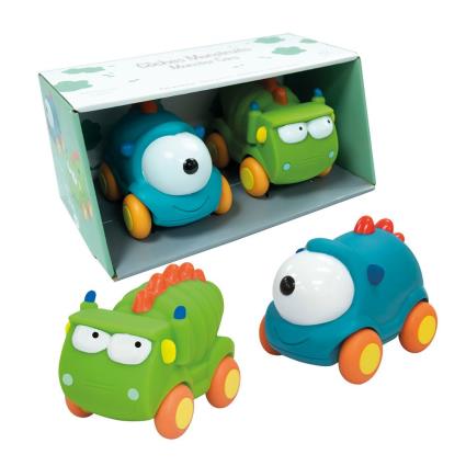 Do Set 2 Carros Azul E Verde Monstros 12-24 Months Multicolor