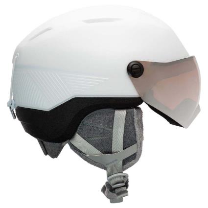 Mulher Capacete Fit Visor Impacts S-M White