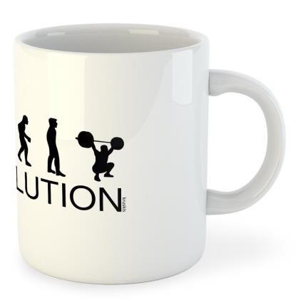 Caneca Evolution Train 325ml One Size White