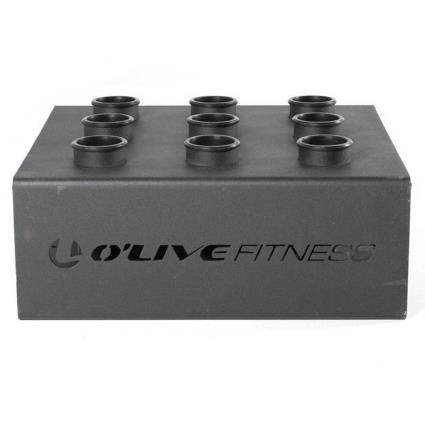 Olympic Bar Rack 46x25x46 cm Black