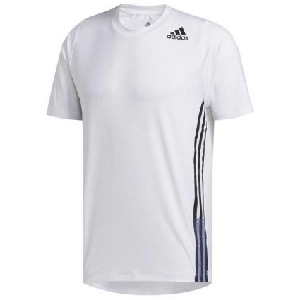 Camiseta De Manga Curta Freelift 3 Stripes+ 2XL White