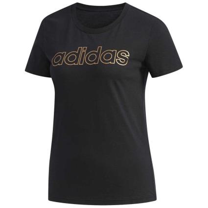 Camiseta De Manga Curta Essentials Branded XS Black / Copper Metal
