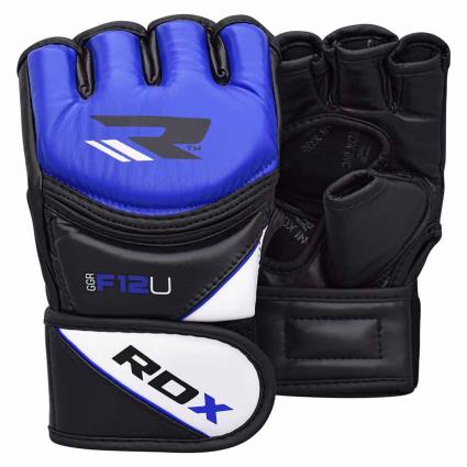 Luvas De Combate Grappling New Model Ggrf L Blue