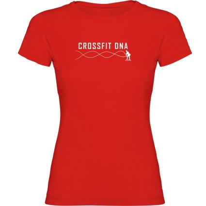Camiseta De Manga Curta Crossfit Dna M Red