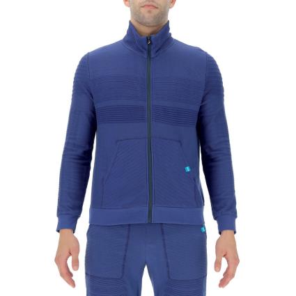 Moletom Com Zíper Natural Training S Blue Dephts