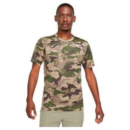 Camiseta Manga Curta Dri Fit Camo S Khaki