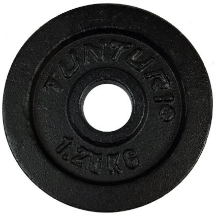 Disco De Peso 1.25kg 2 Unidades 1.25kg Black