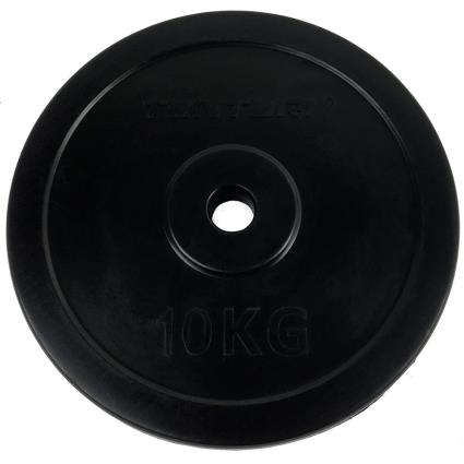 Placa De Peso De Borracha 10kg 10kg Black