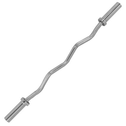 Bar Olímpico Curlbar 120cm 10kg Silver