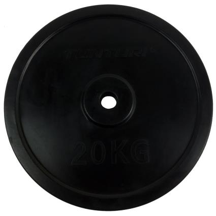 Placa De Peso De Borracha 20kg 20kg Black