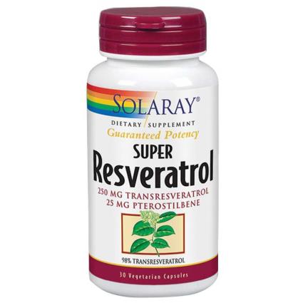 Super Resveratrol 250mgr 30 Unidades One Size Red