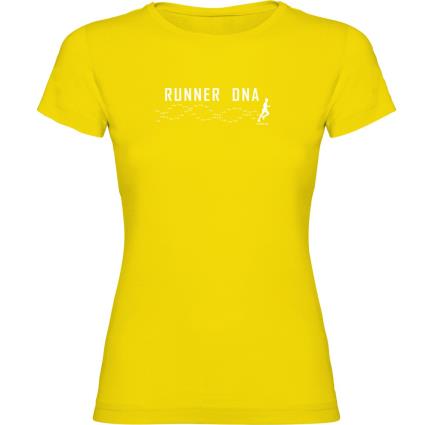 Camiseta De Manga Curta Runner Dna L Yellow