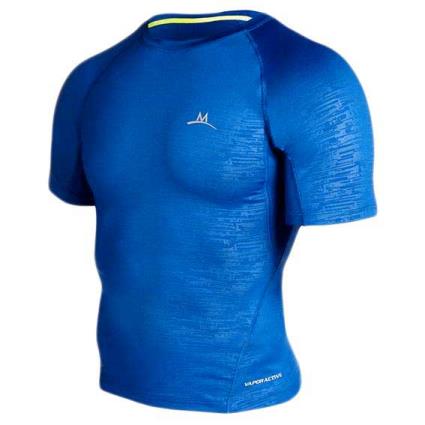 Camiseta De Manga Curta Performance S Royal Blue / Pattern Grey