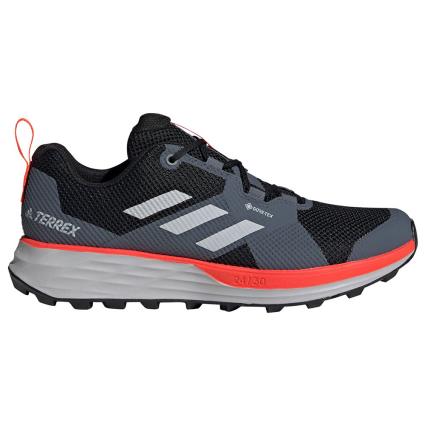 Tênis Trail Running Terrex Two Goretex EU 44 Core Black / Grey Two / Solar Red