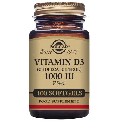 Vitamin D3 1000iu 25mcg 100 Unidades One Size Blue