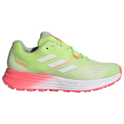 Tênis Trail Running Terrex Two Flow EU 40 Almost Lime / Crystal White / Turbo