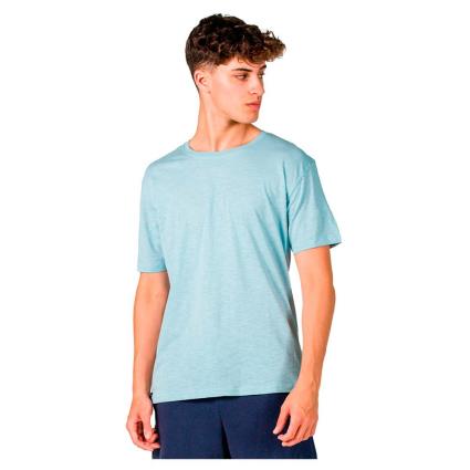 T-shirt De Manga Curta Com Gola Redonda Organic Cotton XL Light Blue