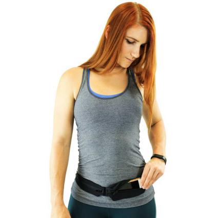 Pacote De Cintura Glide Doble One Size Black / Black