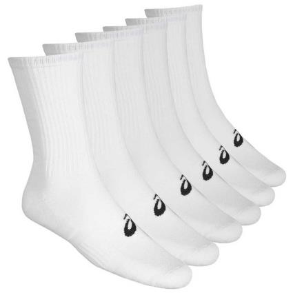 Meias Crew 6 Pares EU 47-49 Real White