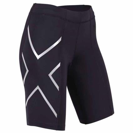 Short Tight Compression L Black / Silver
