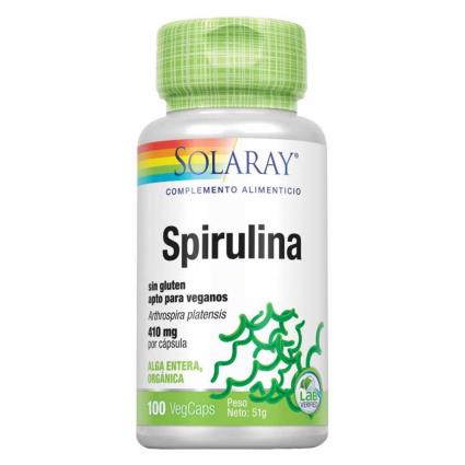 Spirulina 410mgr 100 Unidades One Size Green