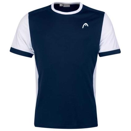 Camiseta De Manga Curta Davies 128 cm Dark Blue / White